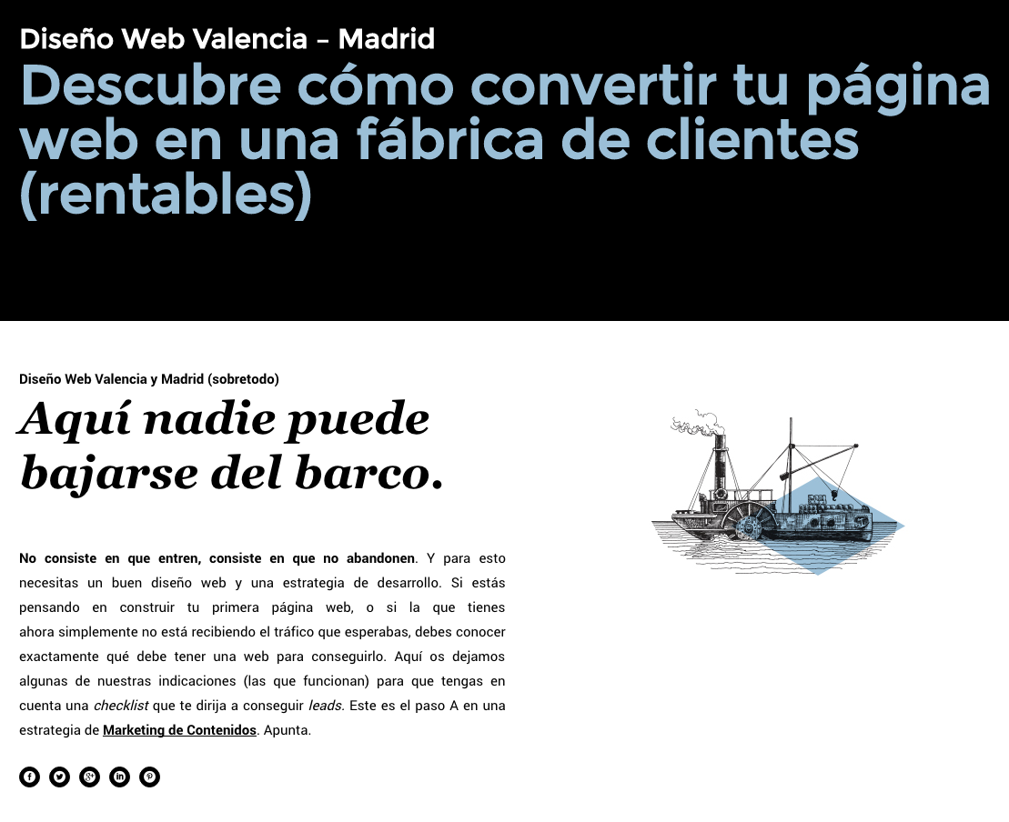 Dise�o web Valencia y Madrid