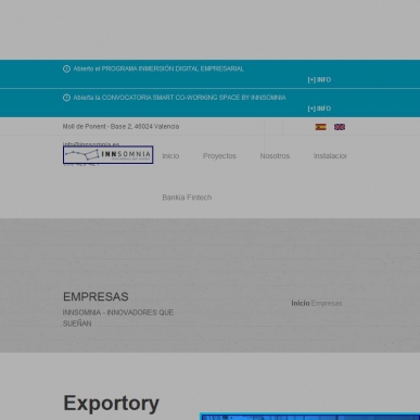 Presentaci�n Exportory - Innsomnia.es