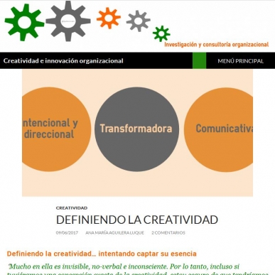 Definiendo la creatividad - Creatividad e innovaci�n organizacional
