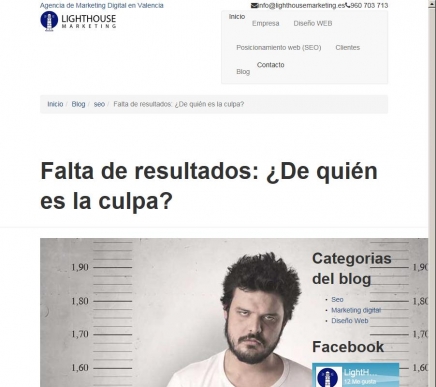 Falta de resultados: �De qui�n es la culpa?