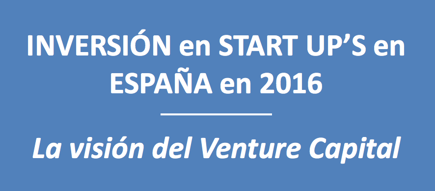 Inversi�n en Start Up's en 2016
