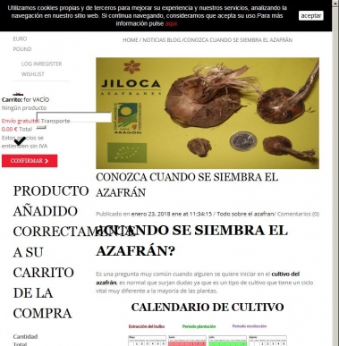 Conozca cuando se siembra el azafr�n