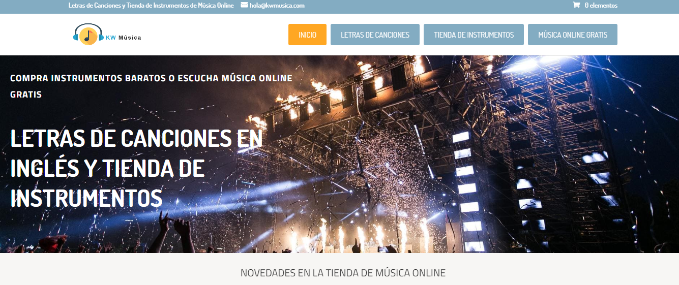 Letras de Canciones y Tienda de M�sica
