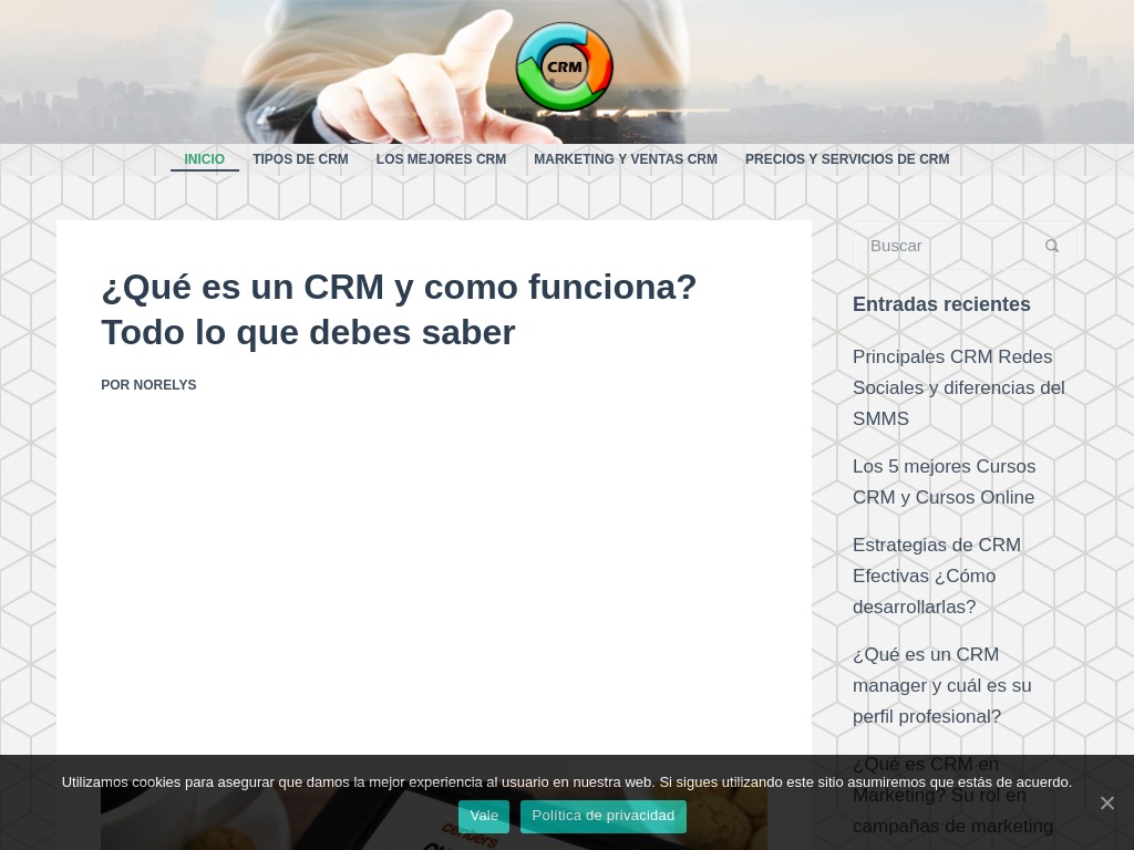 �Como funciona un CRM? Todo lo que debes saber en 2020
