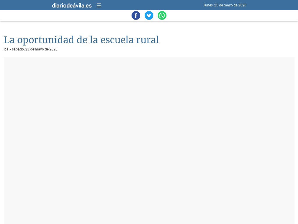 La oportunidad de la escuela rural