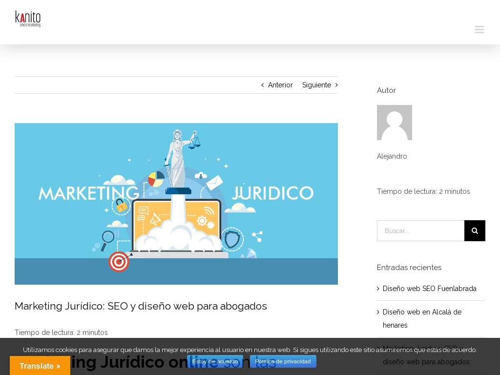 Dise�o web para abogados - Posicionamiento paginas web despachos abogados