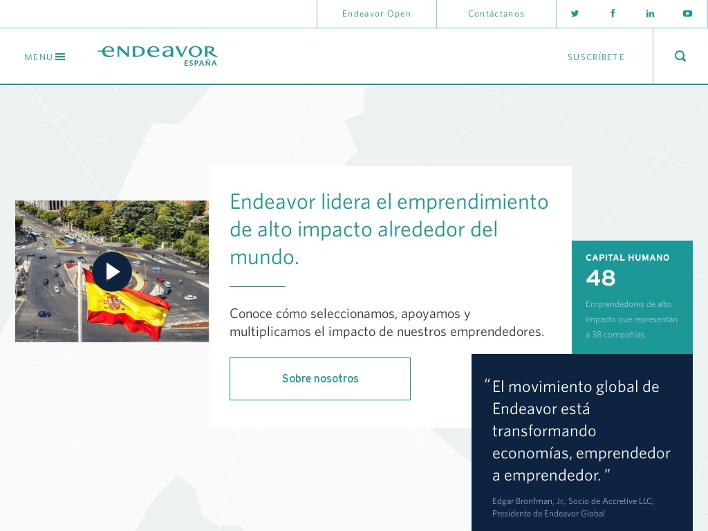 Endeavor lidera el emprendimiento de alto impacto alrededor del mundo