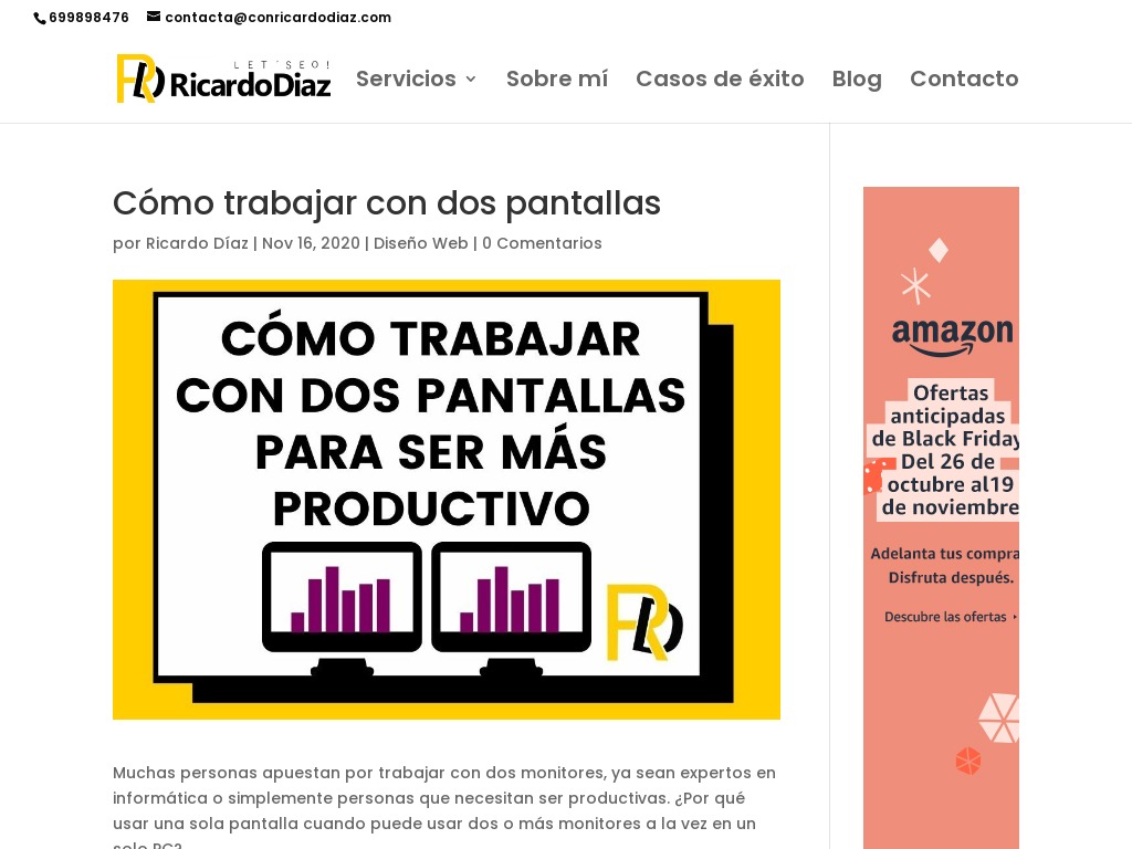 C�mo trabajar con dos pantallas para optimizar la productividad