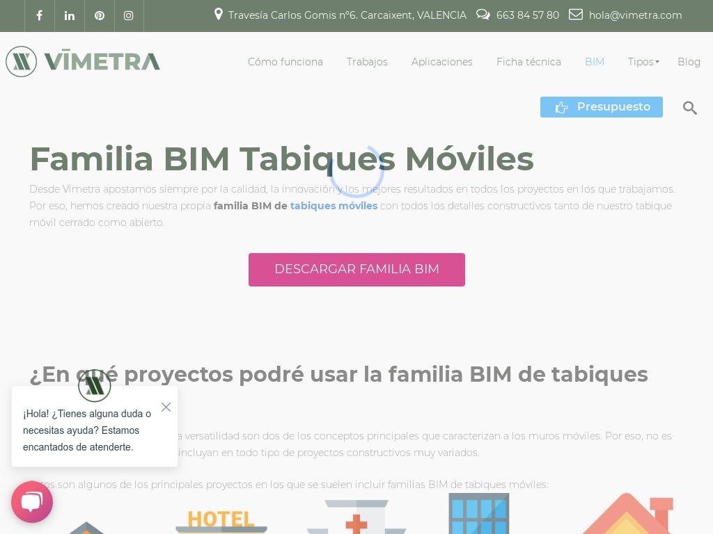 Familia BIM Tabiques M�viles - Vimetra.com
