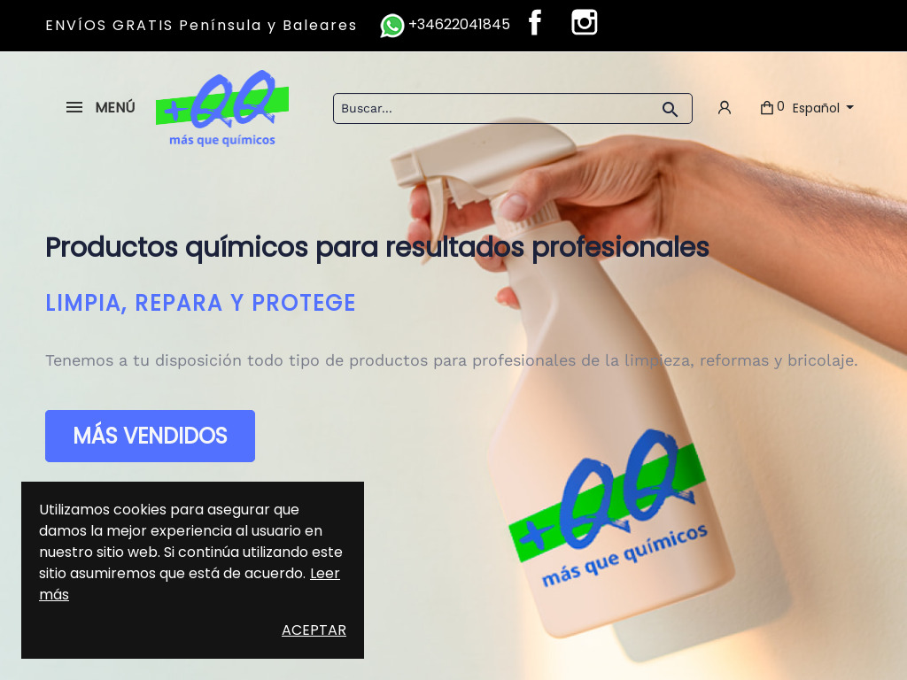 Venta de productos qu�micos