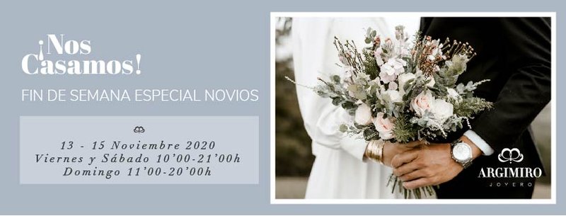 �Nos Casamos! Del 13 al 15 de noviembre