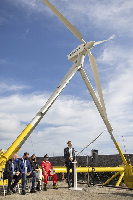 PivotBuoy, el nuevo prototipo de aerogenerador flotante marino en Las Palmas