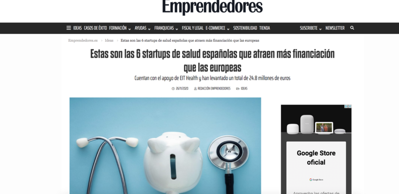 Arthex Biotech y Quibim entre las 6 startups de salud espa�olas que atraen m�s financiaci�n que las europeas