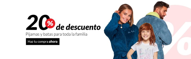 20% de descuento en pijamas para mujer