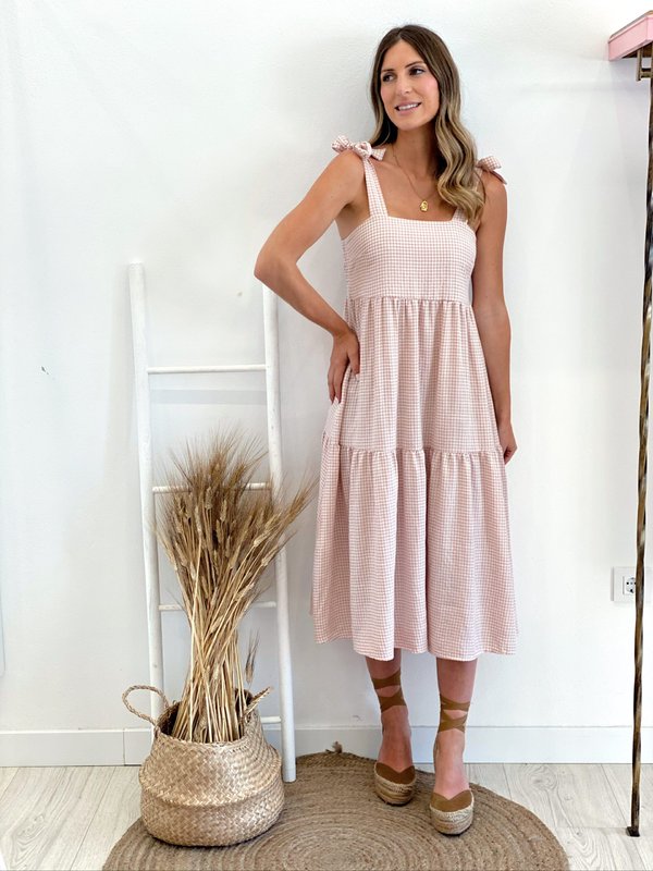 Vestido Vichy Lazada Rosa 28,90� | CHRIS BOTTI