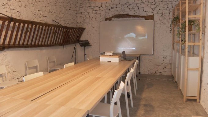 Convierten un antiguo corral en centro de emprendedores en Oliete para impulsar el medio rural