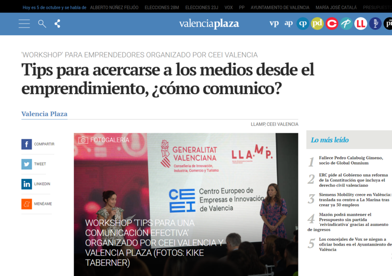 Tips para acercarse a los medios desde el emprendimiento, �c�mo comunico? -  Valencia Plaza